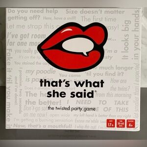 That's What She Said Party Game